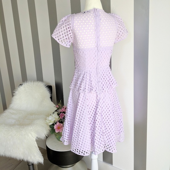 Banana Republic eyelet lilac dress - Picture 5 of 7